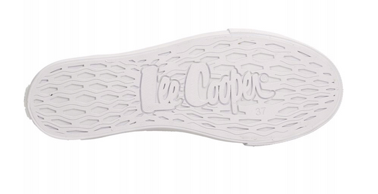 LEE COOPER LCW-24-31-2725L DAMSKIE TRAMPKI BIAŁE NA PLATFORMIE