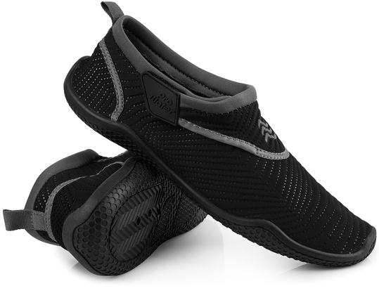 PROWATER MĘSKIE BUTY DO WODY PŁYWANIA NA PLAŻĘ RAFĘ JEŻOWCE CZARNE