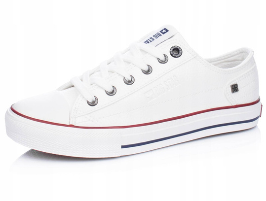 BIG STAR II274001 damskie trampki białe ekoskóra