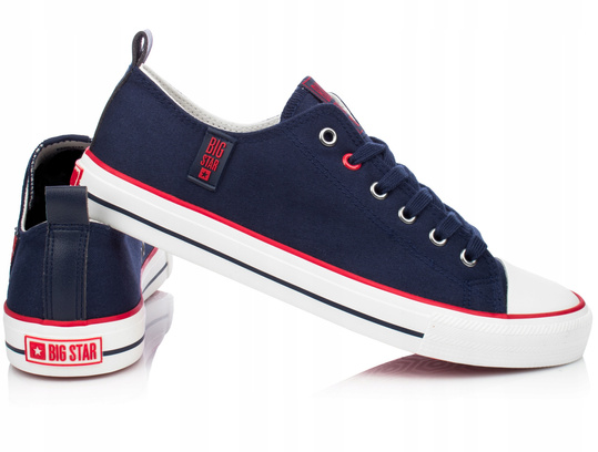 BIG STAR JJ274121 damskie trampki klasyczne granatowe
