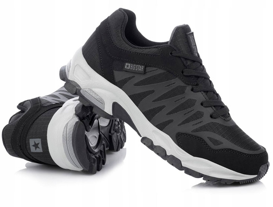 BIG STAR GG274501 DAMSKIE BUTY TREKKINGOWE CZARNE