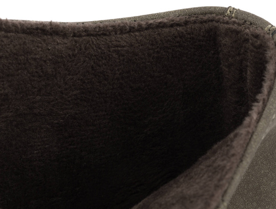 BIG STAR MĘSKIE OCIEPLANE WYSOKIE TRAMPKI ZA KOSTKĘ KHAKI EKOSKÓRA