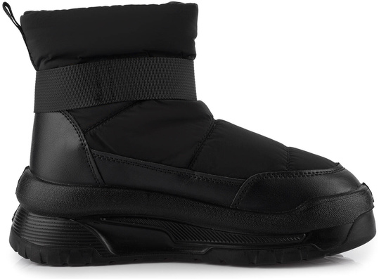 LEE COOPER LCJ3141 BUTY BOTKI DAMSKIE ZIMOWE ŚNIEGOWCE OCIEPLANE CZARNE