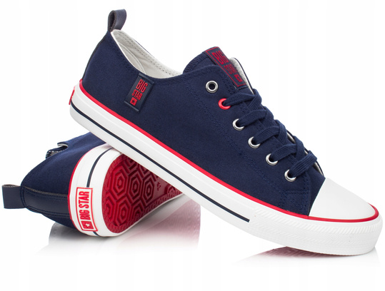 BIG STAR JJ274121 damskie trampki klasyczne granatowe