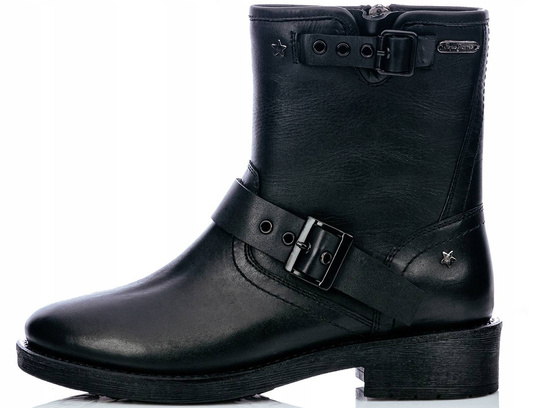 PEPE JEANS MADDOX ALLYS PLS50345-999 BUTY DAMSKIE BOTKI SKÓRA