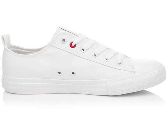 BIG STAR JJ174001 męskie trampki niskie klasyczne białe