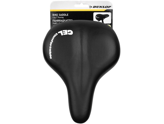 DUNLOP SIODEŁKO SIODŁO ROWEROWE ŻELOWE NA SPRĘŻYNACH MIEJSKIE