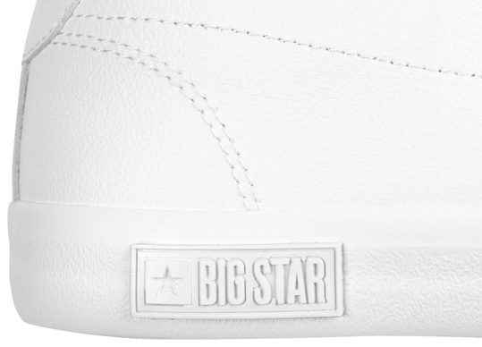 BIG STAR NN174250 MĘSKIE KLASYCZNE SNEAKERSY TRAMPKI BIAŁE EKOSKÓRA