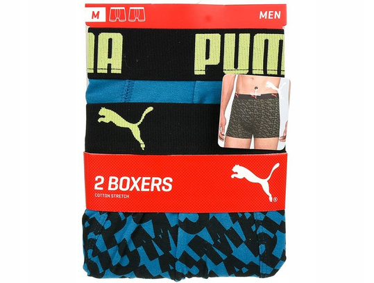 PUMA BOXER TRUNKS 601004001-004 MAJTKI BOKSERKI MĘSKIE BAWEŁNA 2PAK 2 PARY