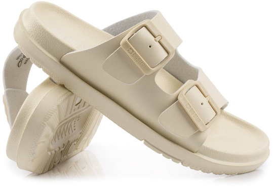 BIG STAR NN274A752 DAMSKIE KLAPKI Z KLAMRAMI NA BASEN PLAŻE BEŻOWE