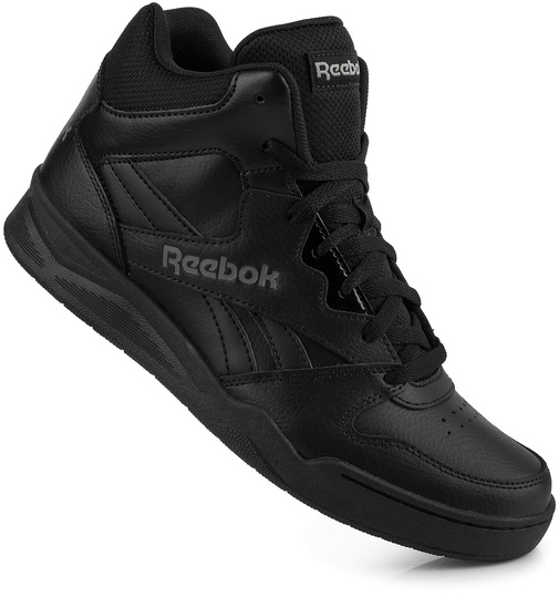 OUTLET: REEBOK ROYAL BB4500H2 CN4108 CZARNE BUTY WYSOKIE SPORTOWE SNEAKERSY SKÓRA