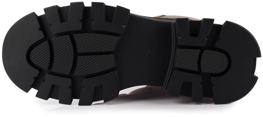 LEE COOPER LCJ3143 BUTY BOTKI DAMSKIE ZIMOWE ŚNIEGOWCE OCIEPLANE BEŻOWE