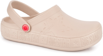 BIG STAR DAMSKIE LEKKIE KLAPKI PIANKOWE KROKSY CHODAKI OGRODOWE