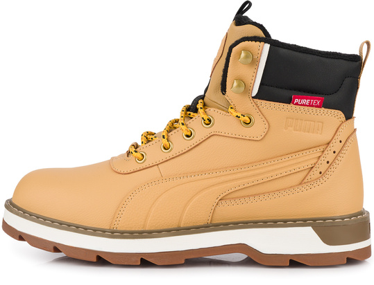 OUTLET: PUMA DESIERTO 393928-02 męskie buty sportowe trapery wysokie ocieplane brązowe PURETEX