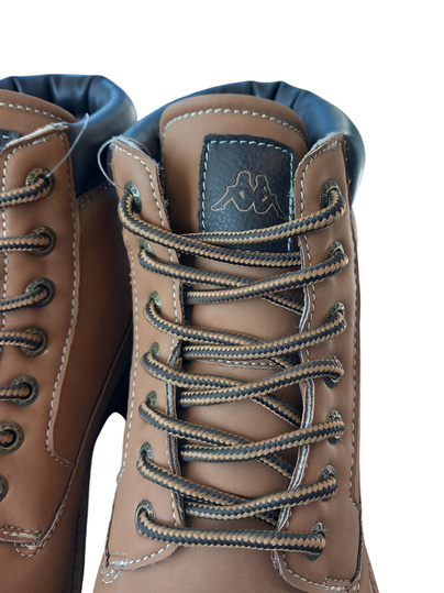 KAPPA K38-7535 BUTY MĘSKIE TRAPERY ZIMOWE BRĄZOWE