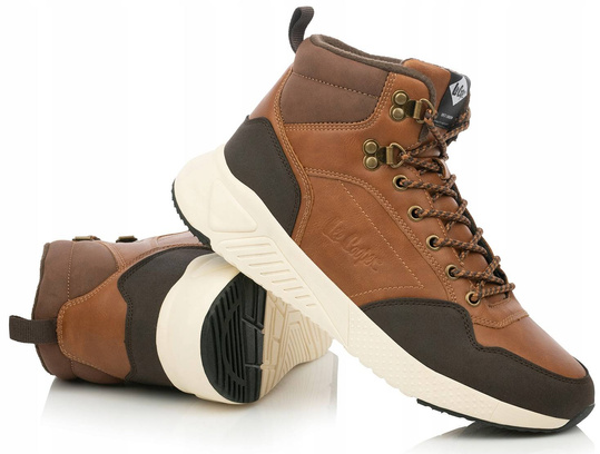 OUTLET: LEE COOPER BUTY MĘSKIE ZIMOWE TRAPERY TRZEWIKI LCJ-22-31-1458M